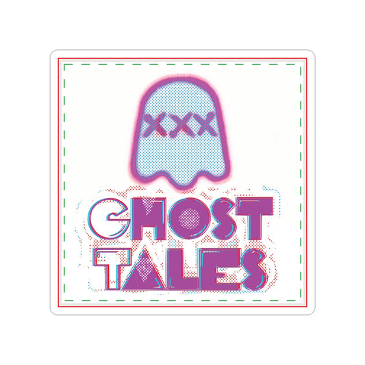 Ghost Tales Sticker - Transparent Outdoor Stickers, Die-Cut, 1pc